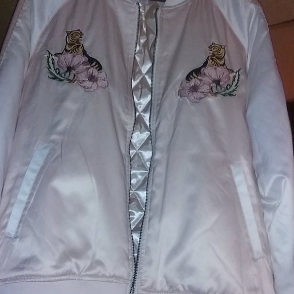 VANS SATIN BOMBER JACKET - Picture 1 of 4